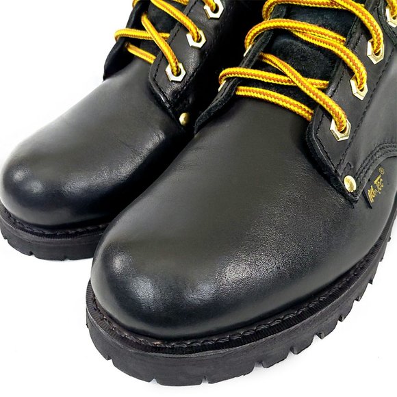 AdTec Mens 9” Logger Boot - Black Leather NWOT - Picture 10 of 15